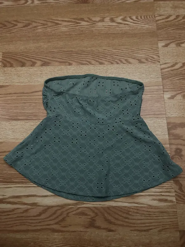 Green and purple tube top - Image 2