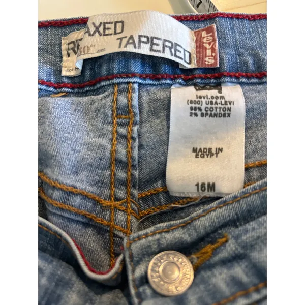 Levis 550 Relaxed Tapered Jeans Womens 16M Medium Wash High Rise Denim - Image 6