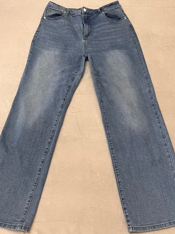 Akira Women's Wide Leg Jeans Size 31 Blue Denim High Rise Casual - Image 2