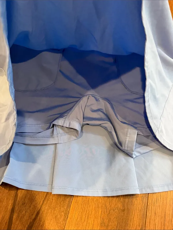 Ralph Lauren Solid Light Blue Skort Size Large - C4-089 - Image 2