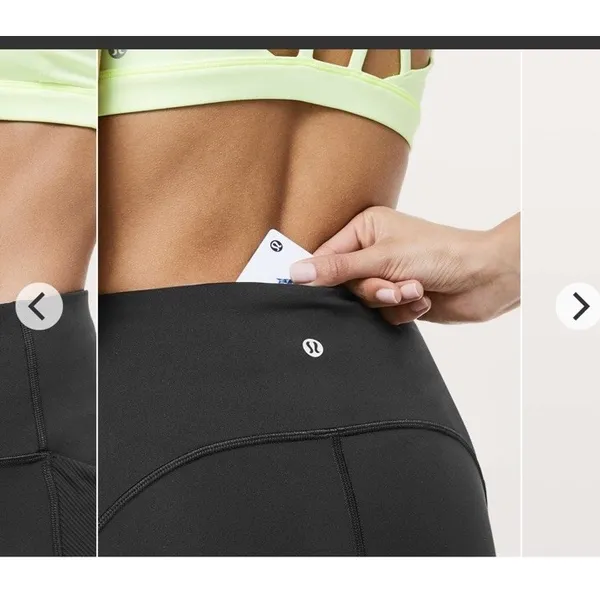 Lululemon On Repeat 7/8 Tight *28 Black Leggings 4‎ - Image 5