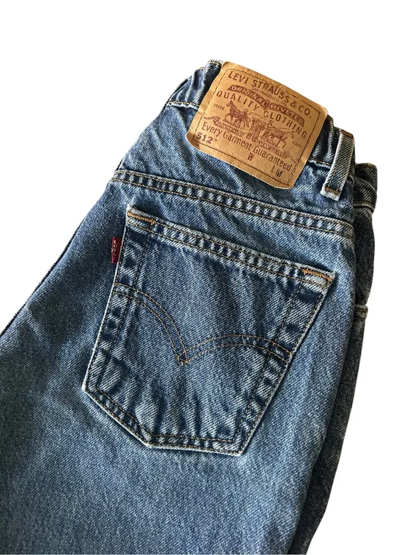 90s Levi’s 512 Jeans - Vintage 1990s Levi's Jeans Straight Leg 512s Size 7 Reg - Image 2