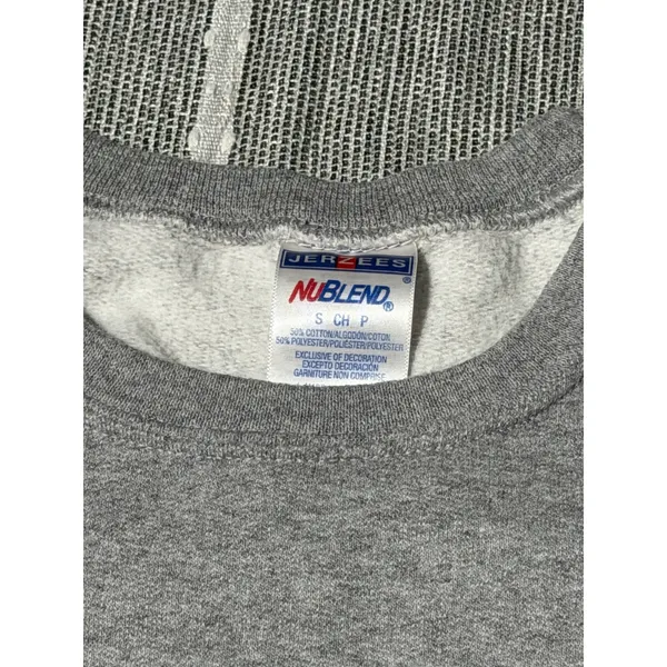 Jerzees NuBlend Kettle Moraine Cross Country Sweatshirt Gray Small KM XC - Image 6