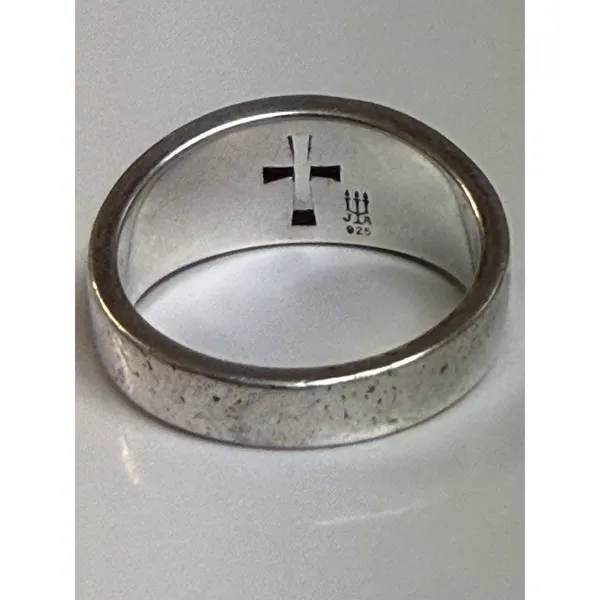 James Avery Sterling Silver Open Cross Ring Size 7 - Image 5