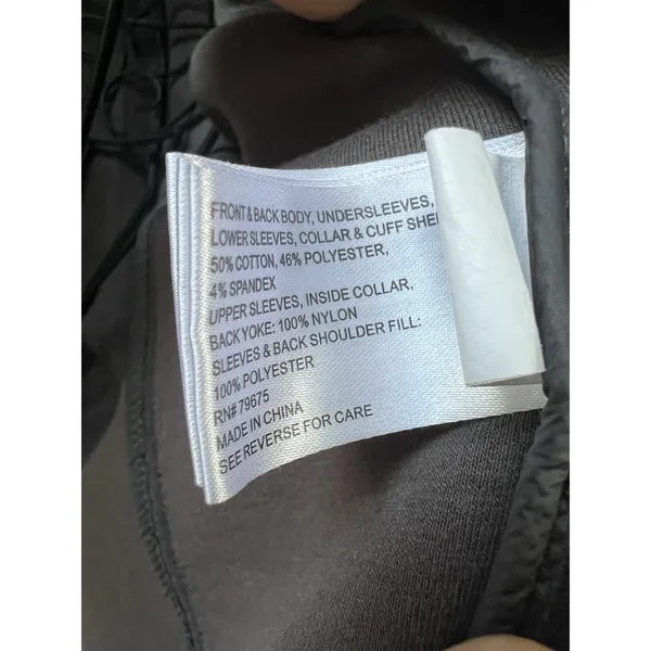 MICHAEL KORS Jacket Small Gray Voat Quilted‎ Full Zip Logo - Image 7
