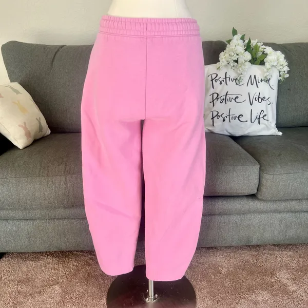 Abercrombie Pink High Rise Sunday Barrel Sweatpants - Image 6