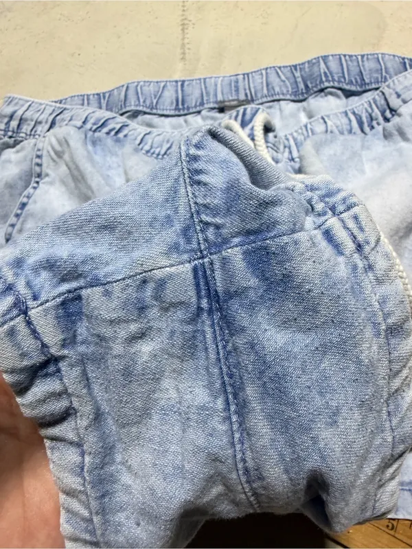Aerie Light Blue Drawstring Women’s Shorts large - Image 4