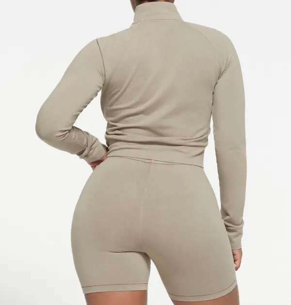 SKIMS LIMITED EDITION TRACK JACKET 'TAUPE' - Image 6