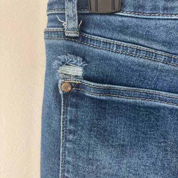 Judy Blue High Rise Western Front Yoke Skinny Jeans Medium Wash Denim - Image 9