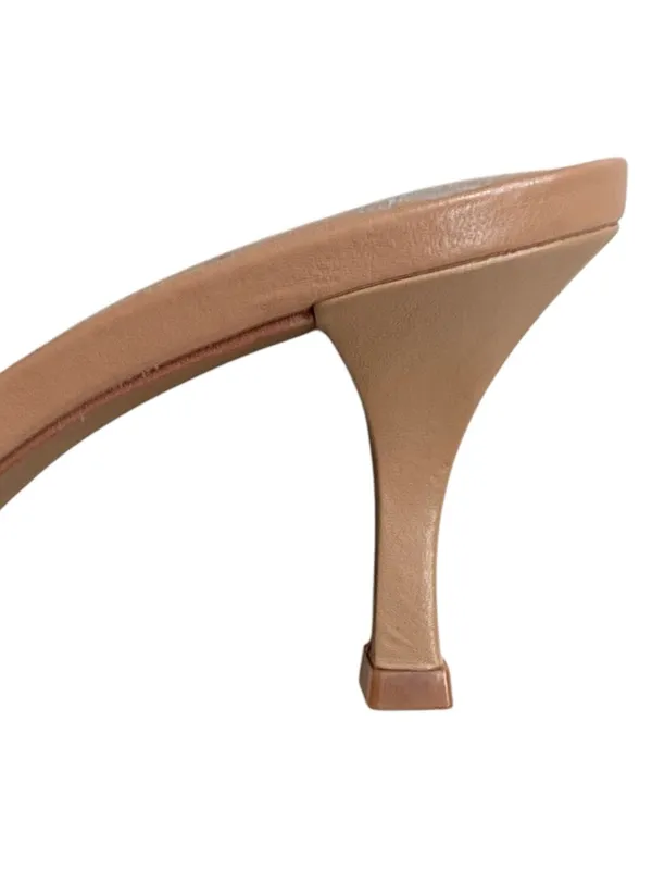 Vince Camuto Leather Alerti Heeled Sandals Tan Size 7.5 - Image 4