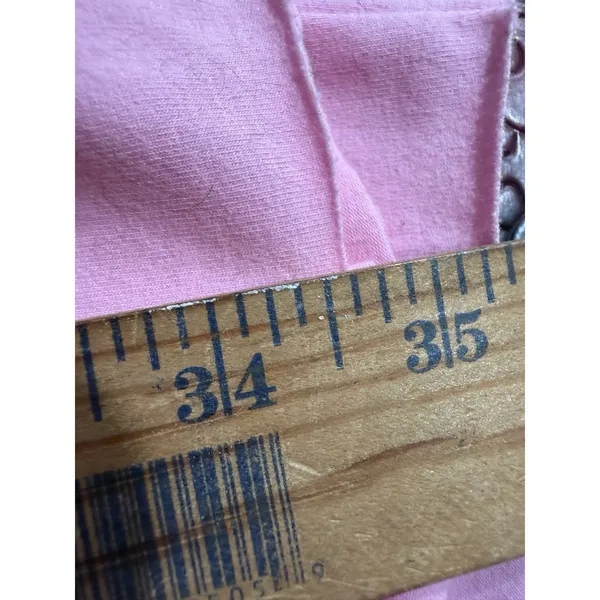 Skims Cotton  Foldover‎ Skirt Size Medium Pink Flaw Cut Hem - Image 6
