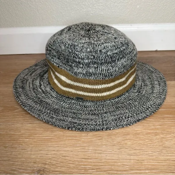 Volcom Downtown Heathered Gray Black Fedora, Size M/L - Image 3