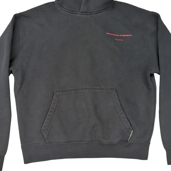 Alexander Wang‎ Black Saw Blade Hoodie Industrial Strength Women's XS Pullover - Image 4