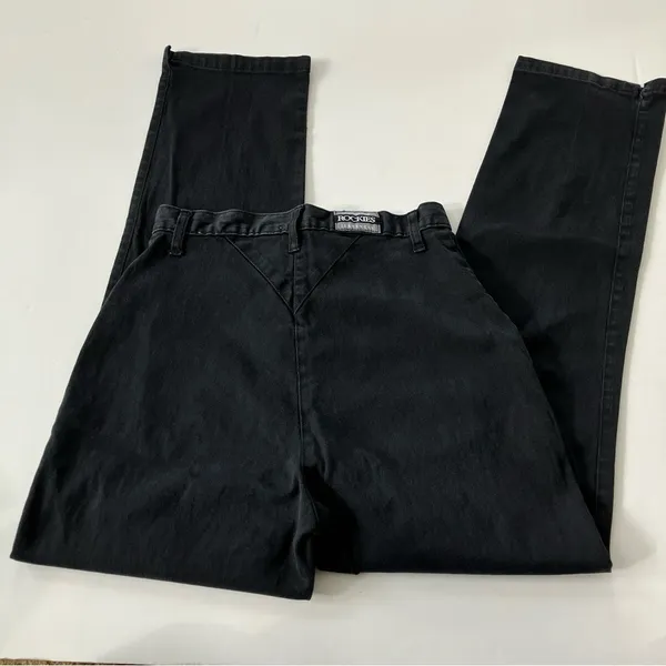 Rockies | Vintage Relaxed Black Denim High Waist Jeans 29 - Image 6