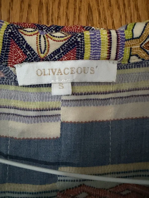 Olivaceous multicolored Button-Up Top - Image 2