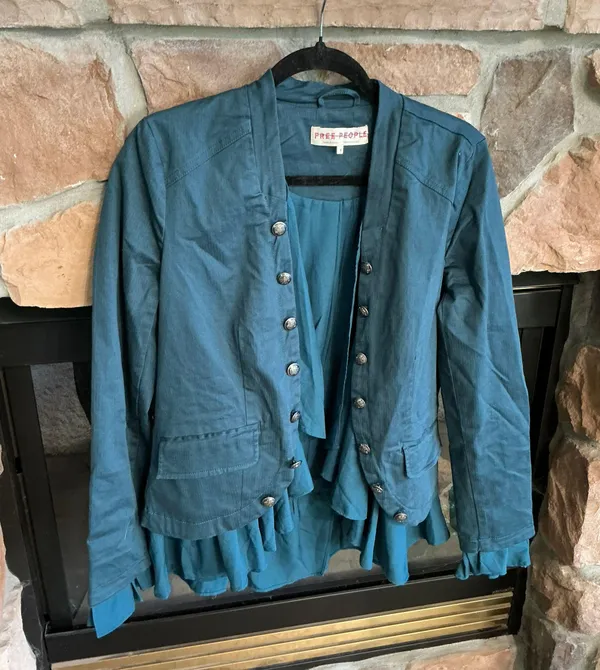Free People Ruffles Romance Jacket - Image 4