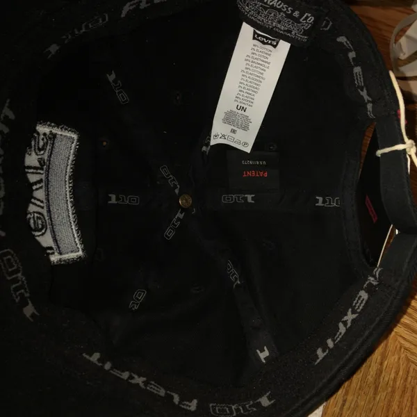 Black Levis Embroidered logo Cap - Image 4