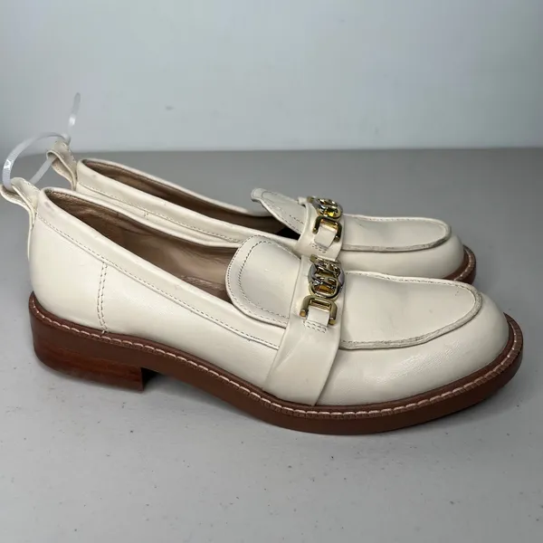 Sam Edelman Ivory Christy Slip On Loafer Size 5.5 - Image 3