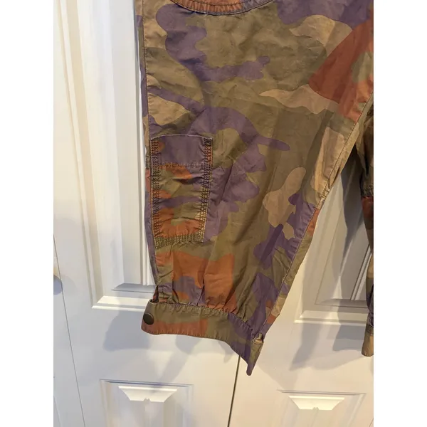 London Jean Chino Green Cargo Camo Crops Size‎ 14 - Image 7