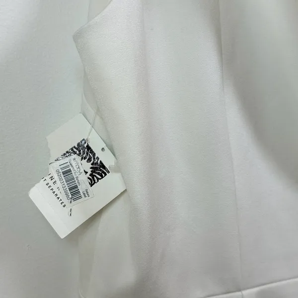 Anne Klein Suit Separates White Sleeveless V-Notch Sheath Dress Size 16 NWT - Image 6