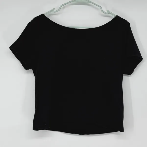 West Coast Choppers Austin TX Graphic Crop Top Black XL Short Sleeve‎ Shirt - Image 2