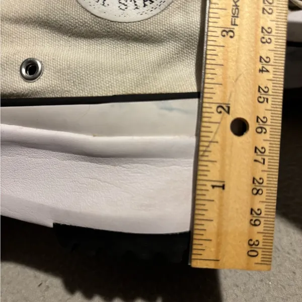 Converse Run Star Hike Platform Unisex High Top Sneakers light beige M 6.5 W 8 - Image 10