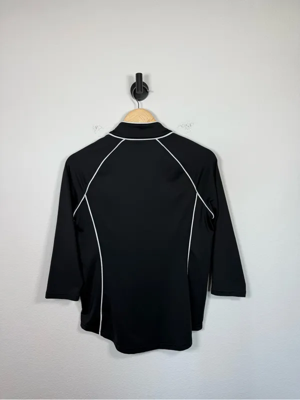 Jofit Women’s Performance Quarter Zip Pullover Golf Tennis Athletic Top S Black - Image 4