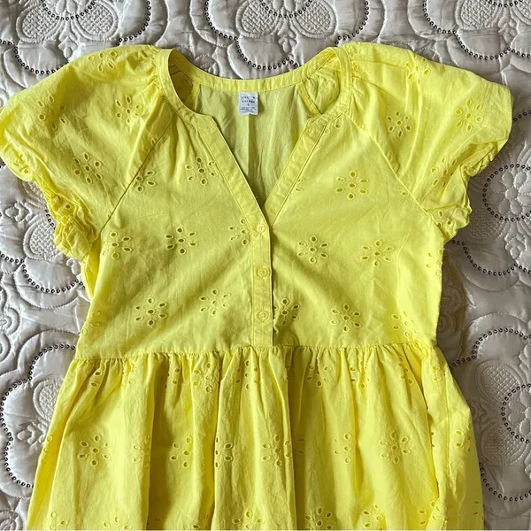 Peyton & Parker Mommy & Me Short Sleeve A-Line Eyelet Dress NEW Size Small - Image 3