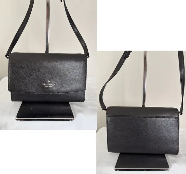Kate Spade NY black leather crossbody - Image 8