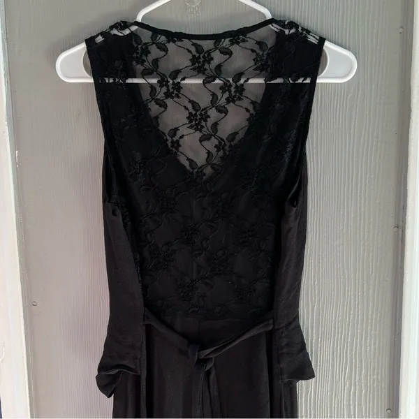 Vintage 80’s 90’s Black Lace-Up Jumpsuit‎ with Relaxed Fit sz 10 Carol Anderson - Image 16