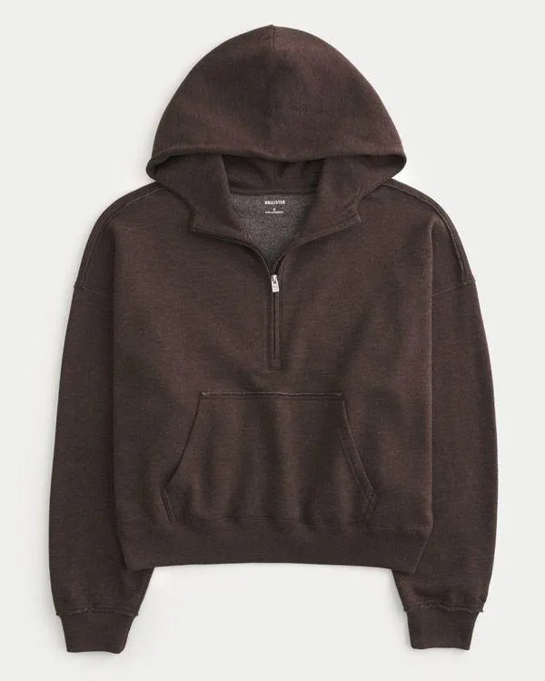 Hollister Easy Half-Zip Hoodie - Image 3