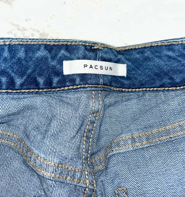 PacSun Dark Wash Mom Jeans - Image 4