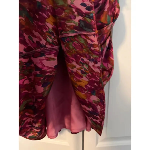 Evereve‎ Floral Print Sleeveless Tie Waist Midi Dress Women's Size M - Image 4