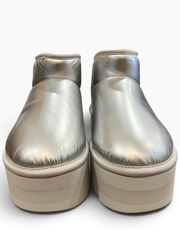UGG Ultra Mini Platform Hi Shine Silver Boots Women’s 8 NWOB - Image 7