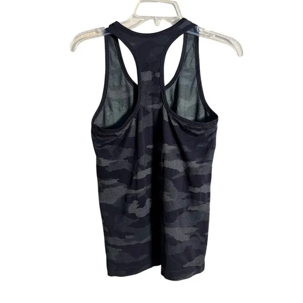 Athleta Speedlight Camo Racerback Tank Black Grey Women's Size Small‎ - Image 6