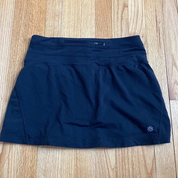 Athleta Black Relay Skort‎ Athletic Skort Reflective Tennis Pickleball Pickle - Image 5