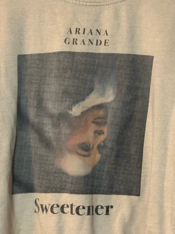 Ariana Grande Beige Sweetener Crewneck Sweatshirt - Image 2