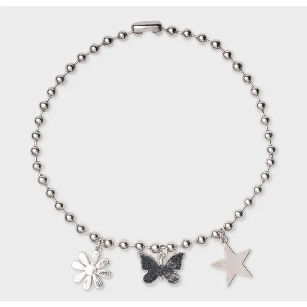 dELiA*s x Target Butterfly Star Flower Charm Choker Necklace NWT Y2K - Image 2