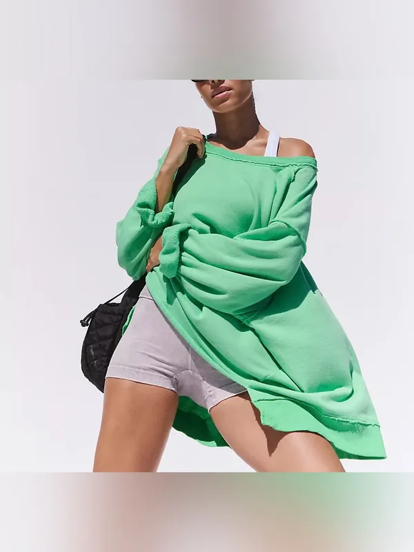 NWOT Free People FP Movement One To Beat Pullover - Voltage Green - Small - Image 3