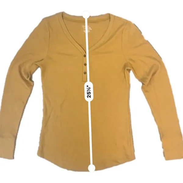 VTG 90s Y2K Henley Top Med ASO TV‎ Elena Gilbert Bella Swan Vamp Fairy Grunge - Image 4