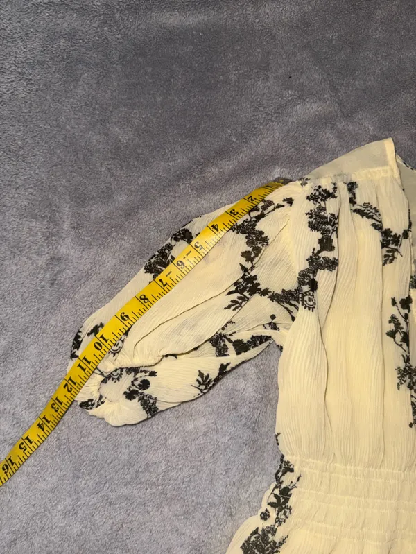 NWOT GANNI Floral Mini dress size 32 - Image 8