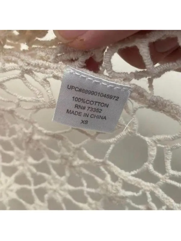 It’s Our Time Cream Boho Festival Prairie Western Crochet Fringe Bottom - Image 6