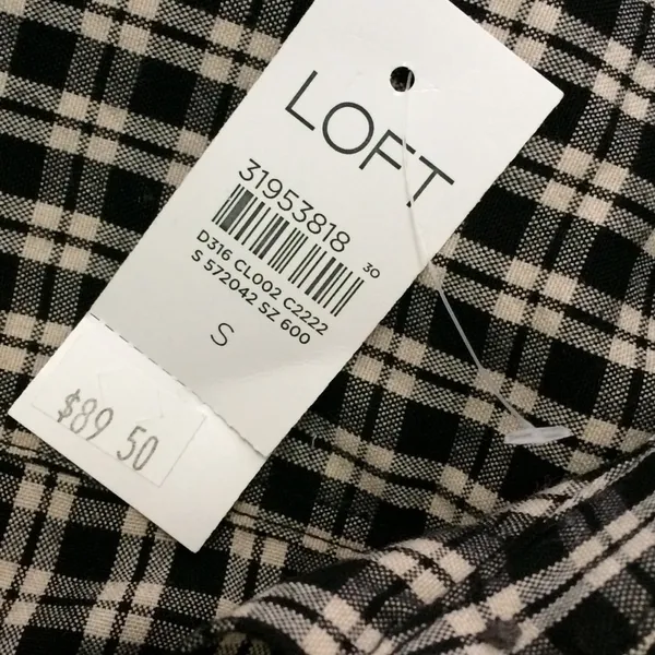 Loft Plaid Tiered Shirtdress - Image 5