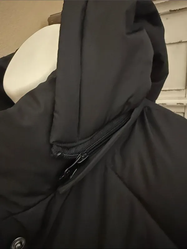 Primark Women’s Black Quilted Hooded Puffer Gilet - Image 6