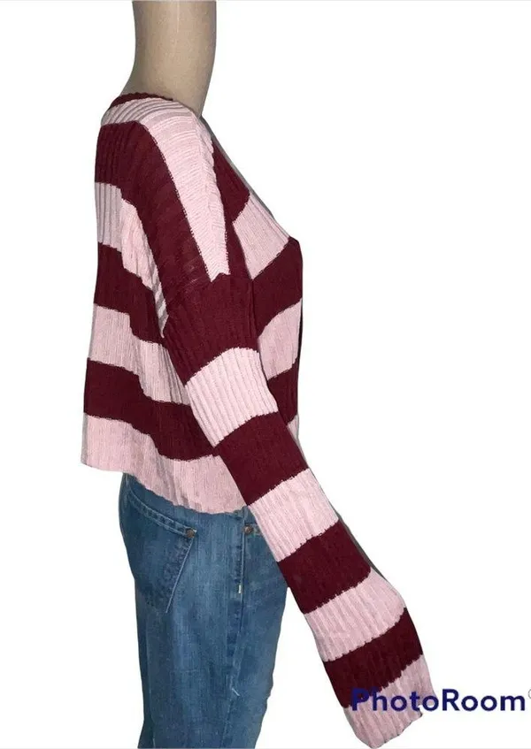 Rue 21 striped cropped sweater - Image 3