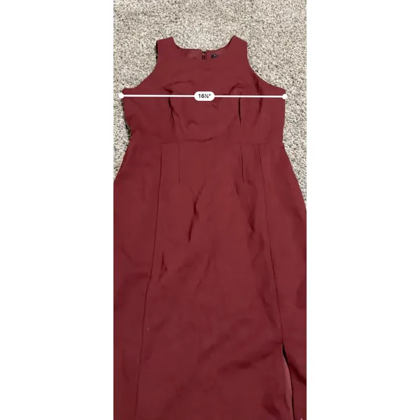 Ann Taylor Petite Burgundy Sleeveless Sheath Dress 4P New With Tags 21812804 - Image 7