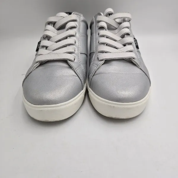 Ryka Viv Classic Mules Slip On Sneakers Women 9M Silver Leather Arch Support - Image 8
