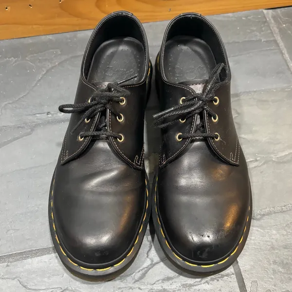 Dr. Marten's 1461 Black Smooth Leather Oxford Shoes - size 9 - Image 3