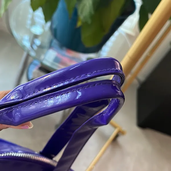 Versus Versace purple and silver tote  bag - Image 10