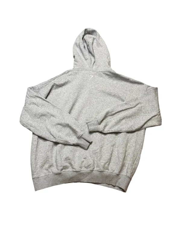 ✨‎ GYMSHARK Strength Dept Hoodie Pullover Gray Logo Women’s S ✨ - Image 4